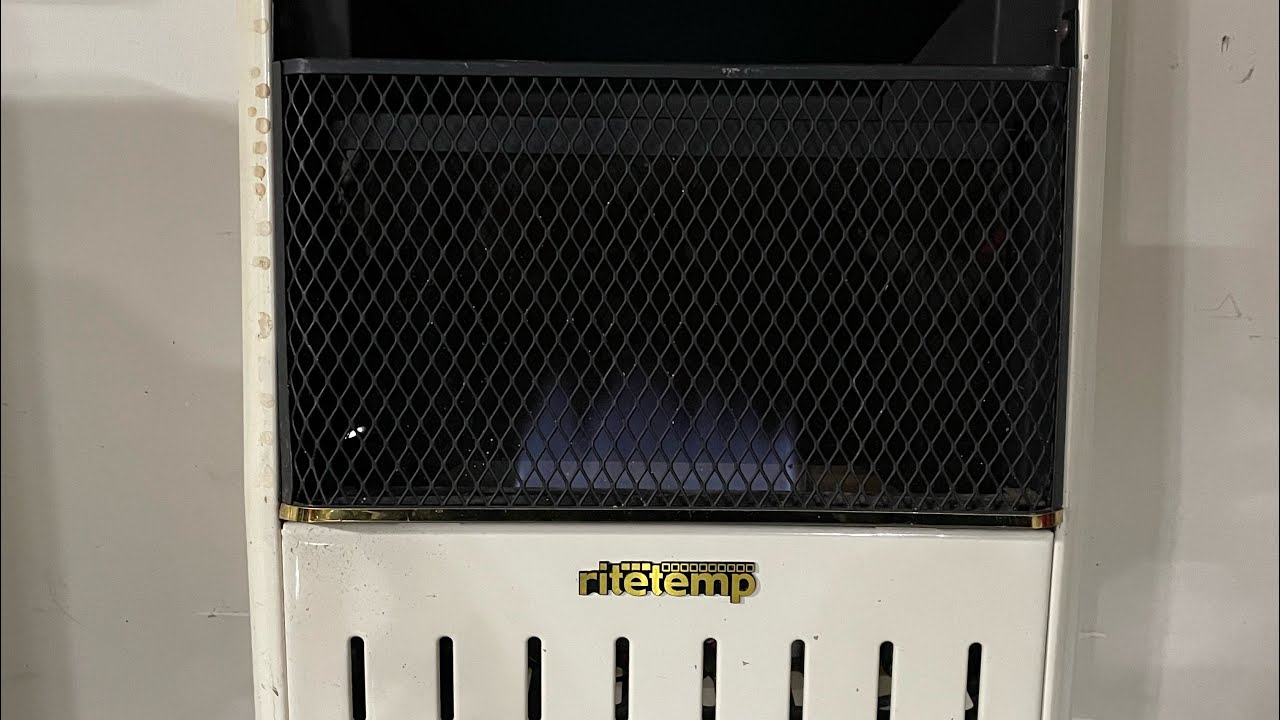 RiteTemp 10,000 btu ventless heater installation.