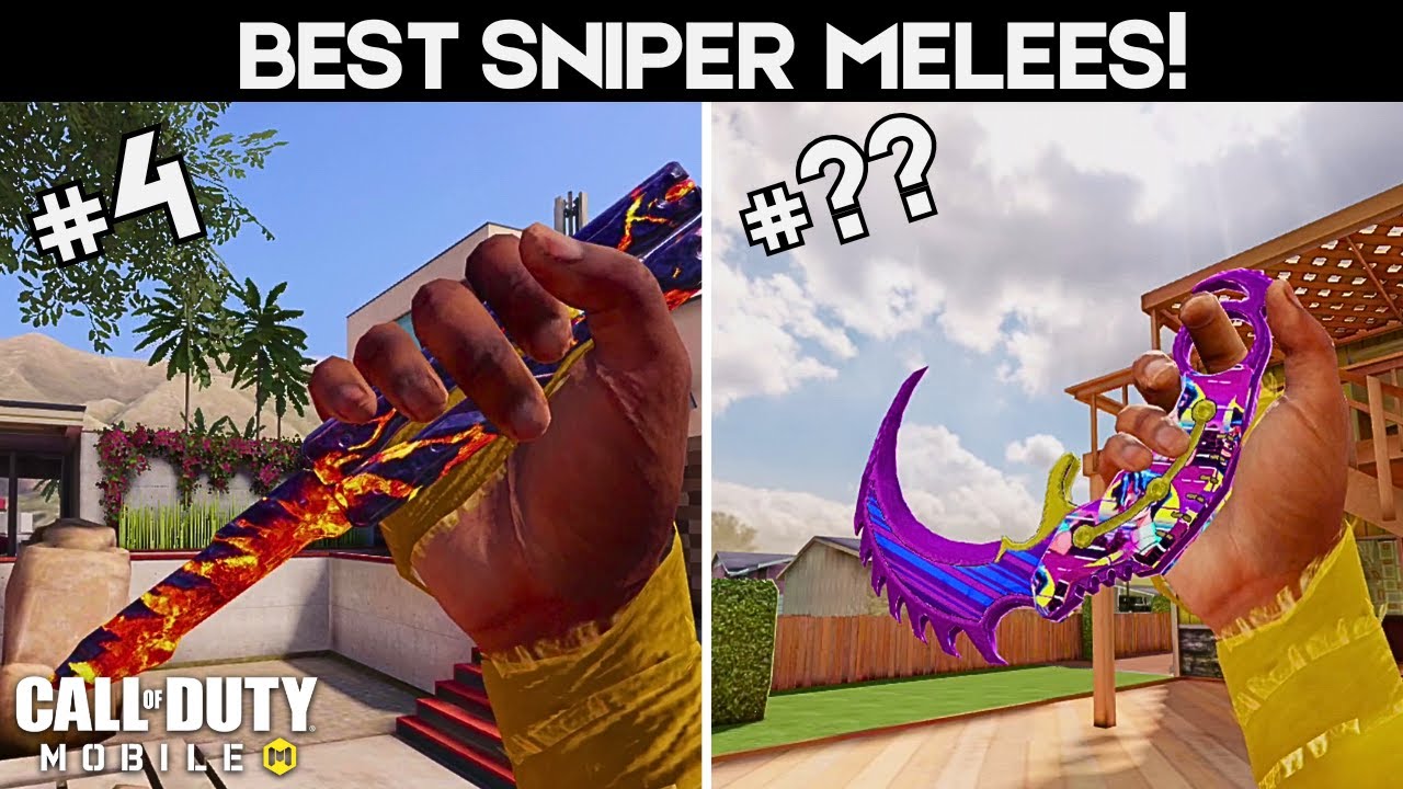 Top 5 Best FASTEST Melee Weapons for Aggressive Sniping in CODM! - YouTube
