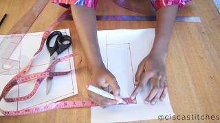 EASY SHIRT SLEEVE PATTERN WITH PLACKET AND CUFF | PATTERN DRAFTING