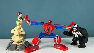 Lego Spider-Man mech video