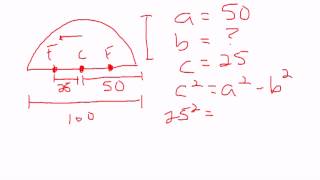 Hon Alg2 Ellipse Word Problem