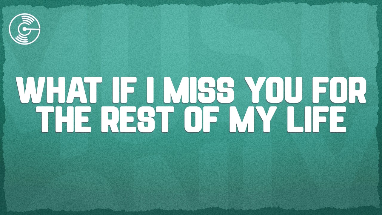 Janine Berdin - What if I miss you for the rest of my life (Lyrics)