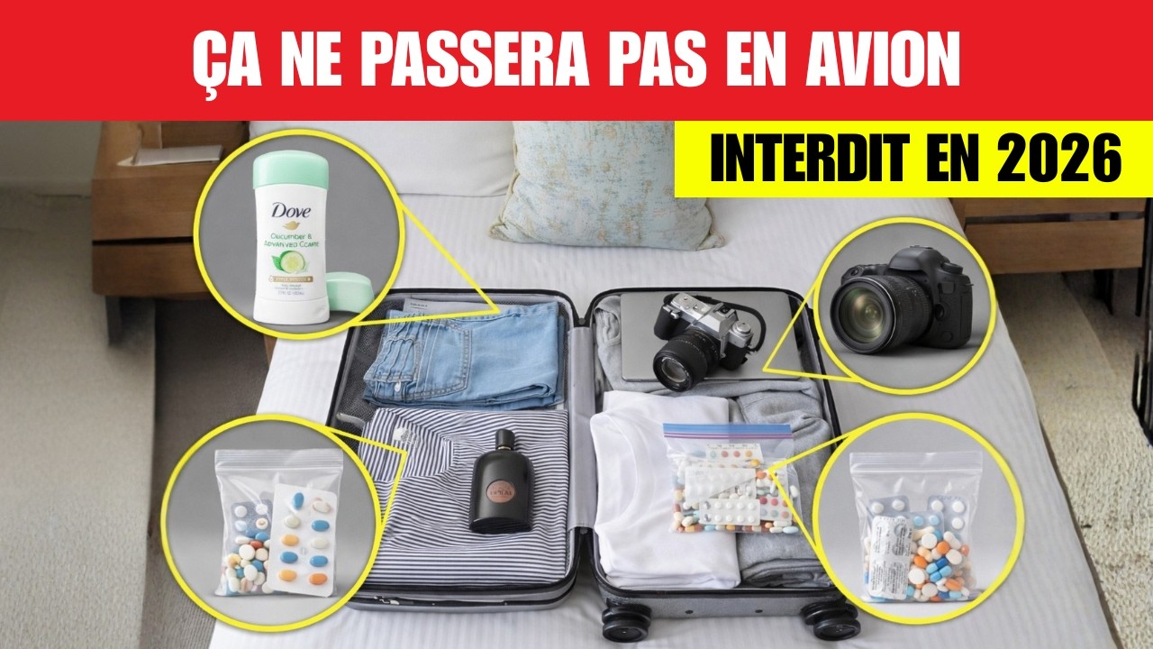 24 Objets Interdits Dans Les Bagages Enregistrés en 2026