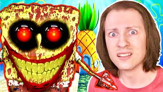 SPONGE NEIGHBOR : ATTENTION AUX JUMPSCARES SCREAMERS L’ÉPONGE SLENDYBOB PSYCHOPATHE ! Délires de Max