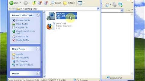 Installing IIS and Intro to ASP part 2