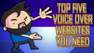 My Top 5 VOICE OVER Websites I think You Need