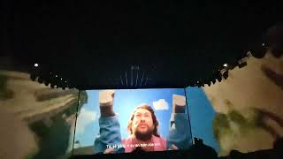 Minecraft Movie - Hank, Garrett and Steve escaping the Piglins - Ultra 4DX cinema