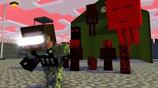 Aliens Attack the Base | MONSTER ARMY ANIMATION