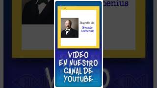 Biografía de #SvanteArrhenius ⚗️ #shorts #ciencia #química #Física #nobel #ACiertaCiencia #fyp #yt