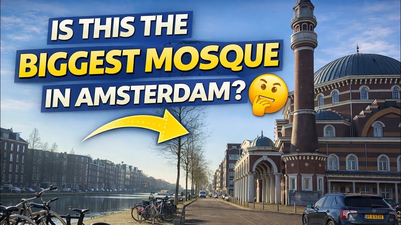 Driving from Osdorp to Westermoskee 🇳🇱 | Is This the Biggest Mosque in Amsterdam?