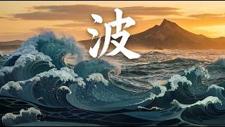 波 (Nami) • The Great Wave at Dawn • Ocean's Rhythm Beneath the Peak