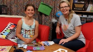 Mouse Soft Toy - Suzy Cato & Peony share this simple sewing craft | Kids | Homemade | Fun screenshot 3