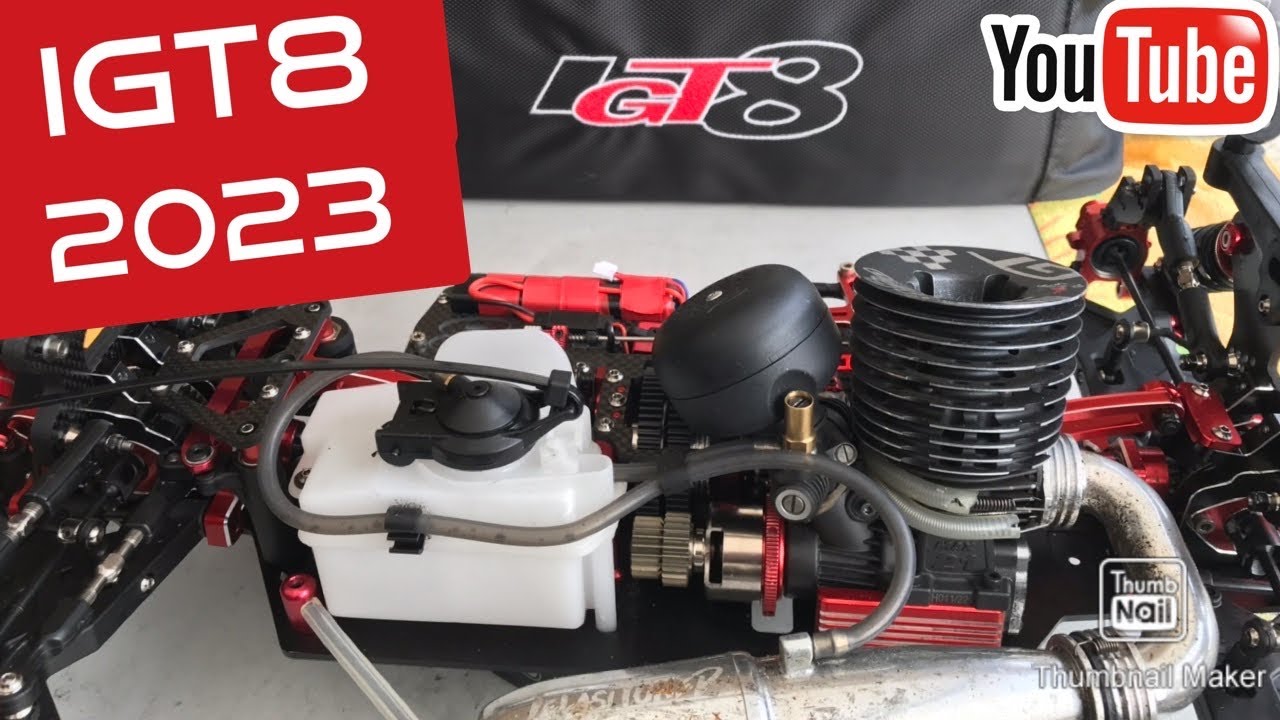 🔥PRESENTATION KIT IGT8 NITRO - OPTIONS 2023 - TRES BELLE FINITION ALU ANODISE ROUGE et CARBONE