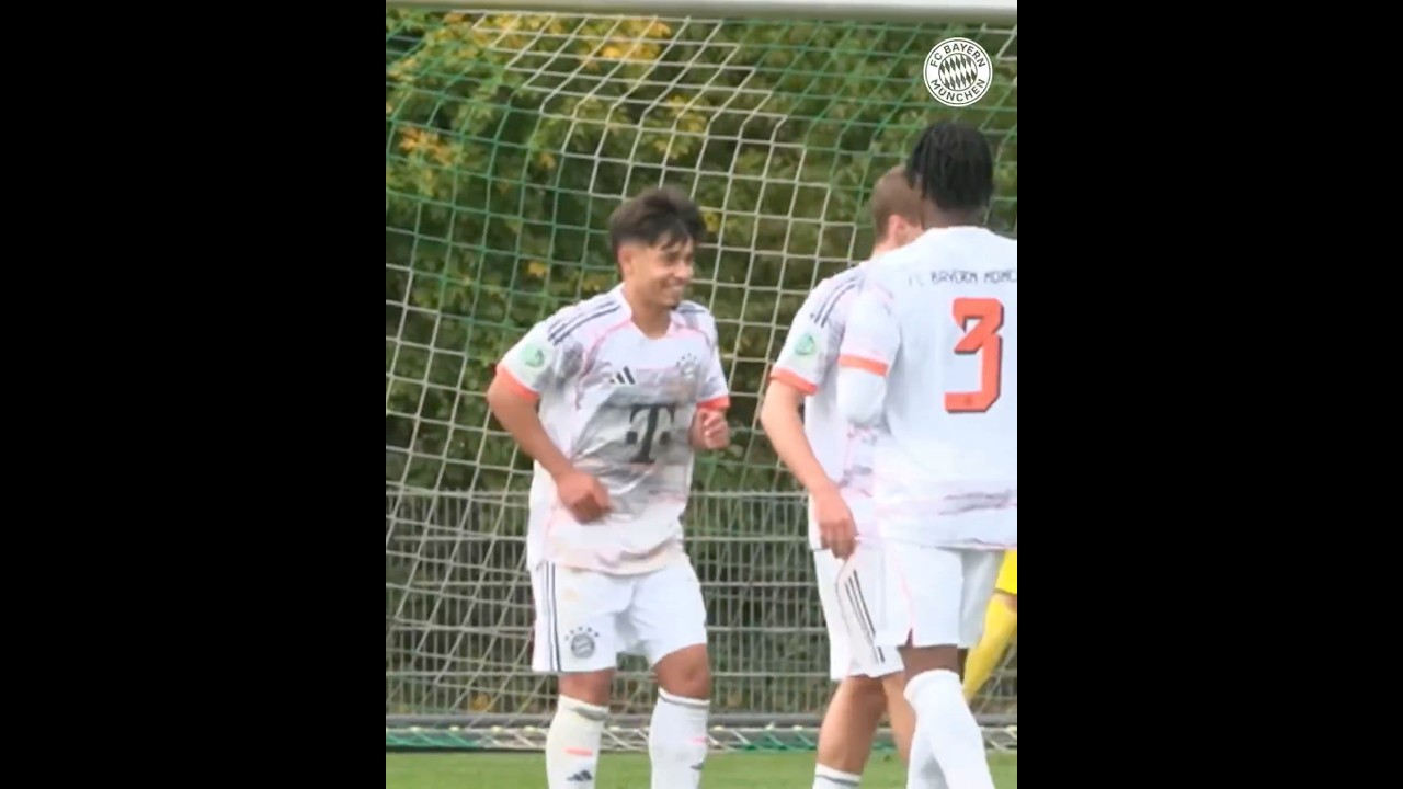 Maycon Douglas Cardozo scored 3 goals! It's his first hat-trick | Unterhaching vs Bayern | U19