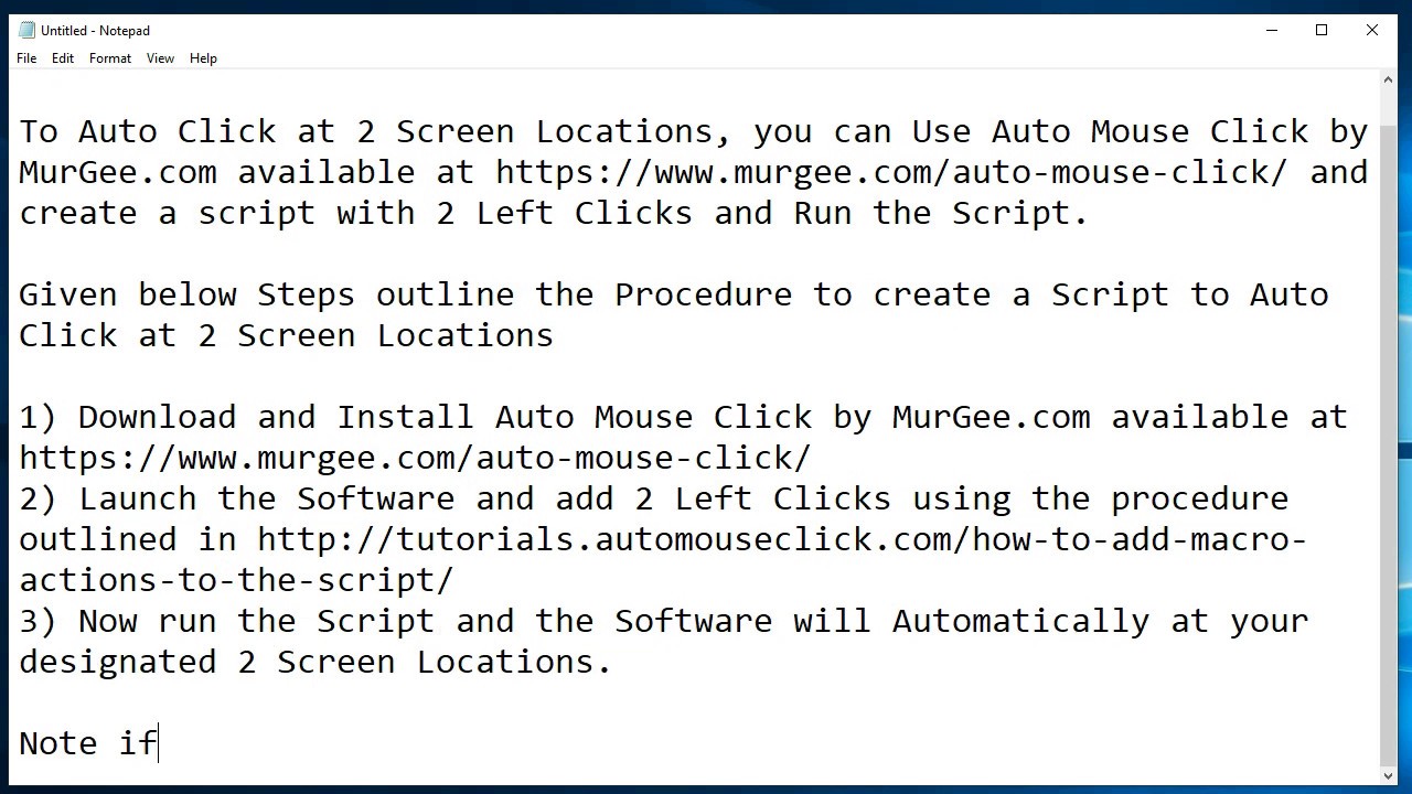 How to Auto Click at 2 Locations 