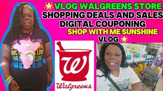 VLOG 🔴Shopping Walgreens Store Digital Coupons Deals+Sales With Sunshine🛍#walgreensdeals #walgreens 