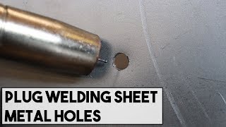 HOW TO PLUG WELD HOLES IN AUTO BODY PANELS