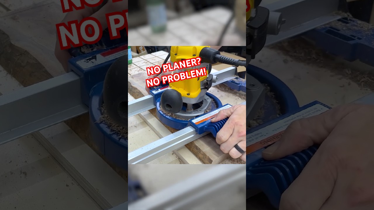 No Planer? No Problem!