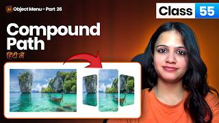 Adobe Illustrator – Class 55 – Compound Path | Illustrator Object Menu Part 26
