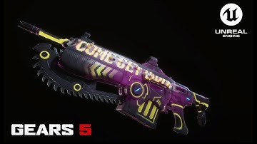 UNREAL ENGINE 4 - Gears of War Weapon Skin 