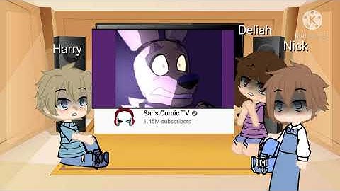 Springtrap and Deliah Crew Reacts 3 || No intro or outro || Final? || READ DES || Famdomtale