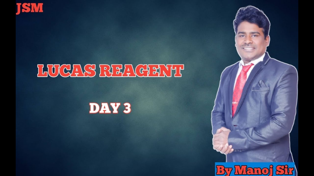 LUCAS REAGENT (Hindi) || By Manoj sir 