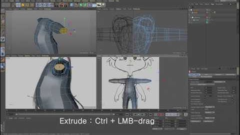 [C4D] Creating a Cartoon Character 006- Hand
