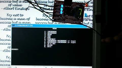 PARALLEL PORT INTERFACING USING ASSEMBLY LANGUAGE