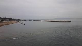 2021年5月7日　瀬戸川河口360度、淡路島、播磨灘、波穏やか…