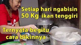 Cara menggoreng kerupuk rambak Jari