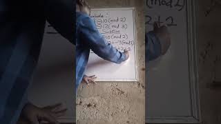Positive Equivalent of negative number in Modular Arithmetic 