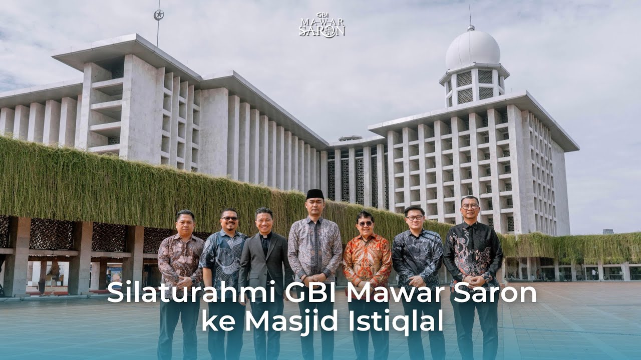 Silaturahmi GBI Mawar Saron ke Masjid Istiqlal