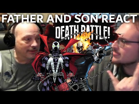 Father and Son React to DEATH BATTLE! - Ghost Rider VS Spawn Reaction