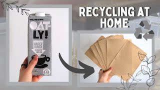 Turning MILK CARTONS into paper! | Will it paper #1