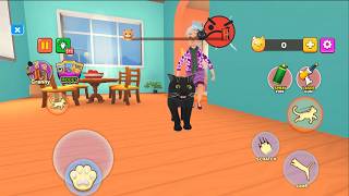 Mad Gran & Naughty Cat Prank Gameplay Walkthrough Part 4 (Android, iOS) screenshot 1