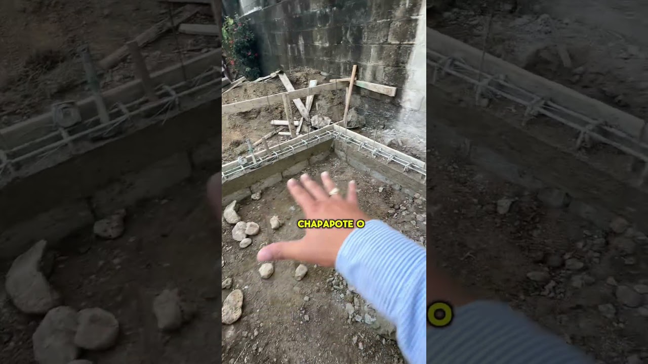 Tip de ingeniería, porque fundar el chapapote o Losa de Piso con las vigas de Amarre.