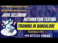 Class-19(Part1) | Java Selenium Testing | NDR EdTech| Bangalore| +91-8722355666|#Javaseleniumtesting