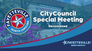 City Council Special Meeting - Reconvened 6/12/2026