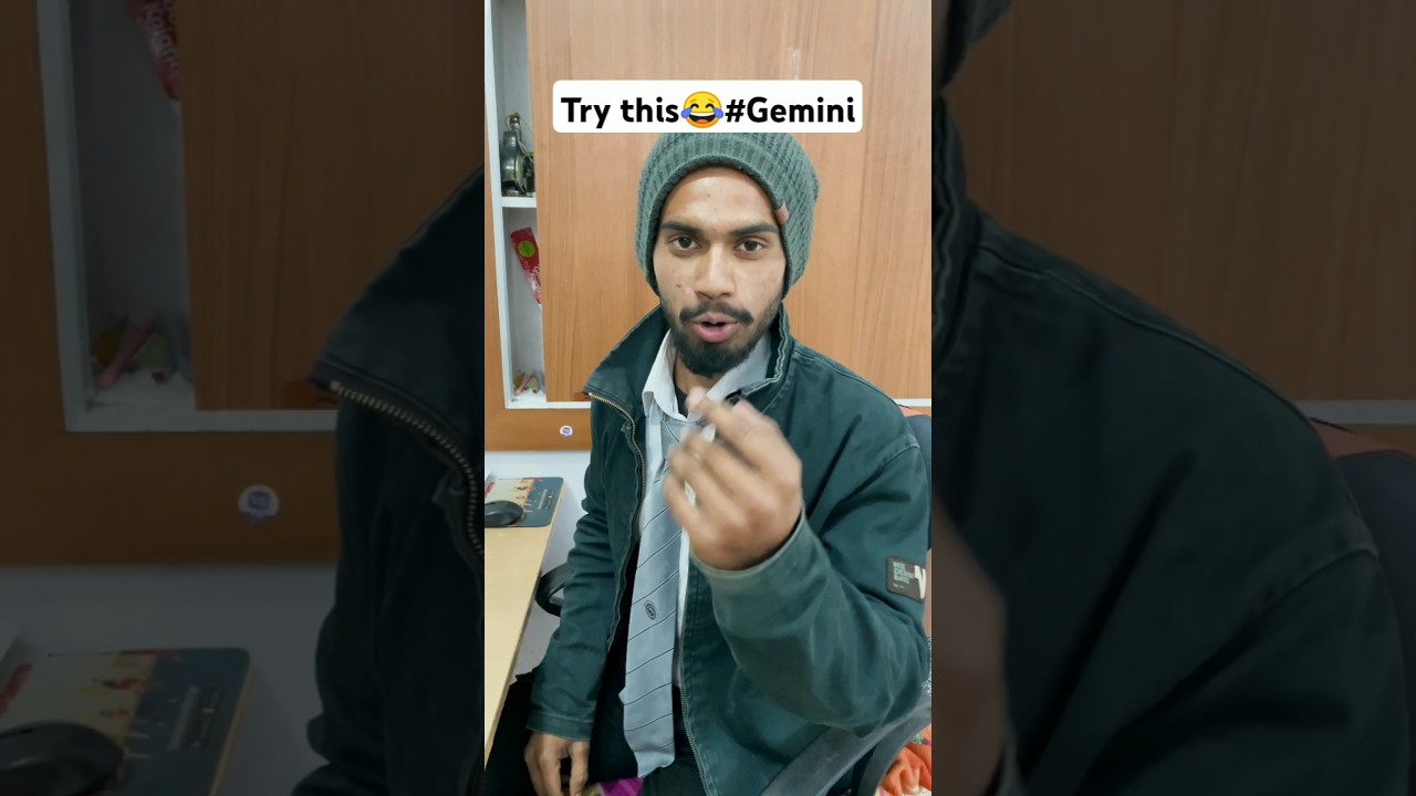 Try this with Gemini 😂 