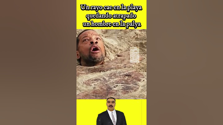Un rayo cae en la playa y queda un hombre atrapado en la arena #peliculas #pelis