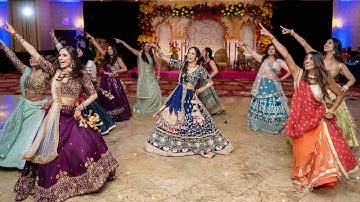 Sangeet Dance by Bride & Bridesmaids I Indian Wedding I #ShivKiDharti