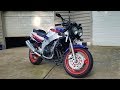 A beaten 1996 Yamaha FZR-600 review