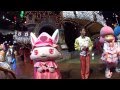 サンリオピューロランドでルビーちゃんがパレード中にキャストさんと戯れていたよ (2014.9.25)