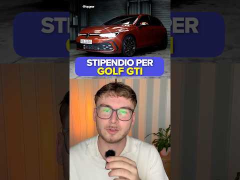 Quanto DEVI GUADAGNARE per COMPRARTI LA GOLF 8 GTI? #cars #volkswagen #finance #money