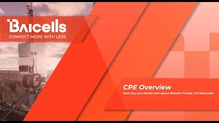 Get to know Baicells CPEs