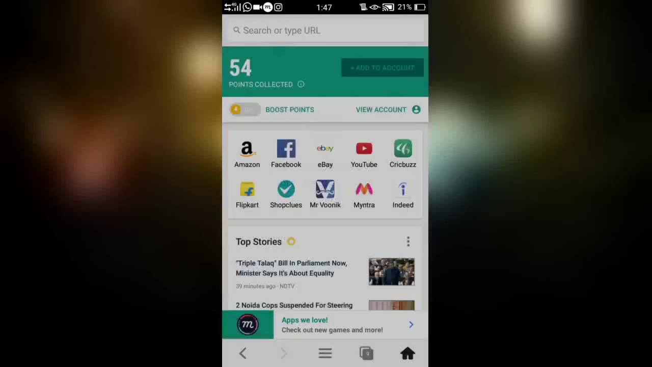 Mcent Browser  How to earn free recharge online in Hindi 2017   YouTube