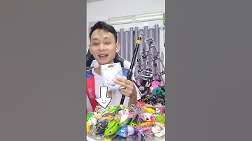 COMBO CẦN CÂU RÚT GỌN CHUYÊN SĂN HÀNG #thanhdang2 #cancaumay #cancaulure