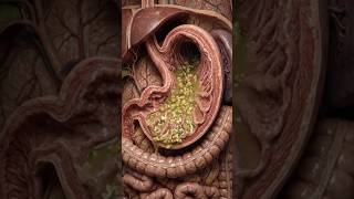 From Stomach to Villi: How Food Becomes Energy #anatomy #viral #shorts