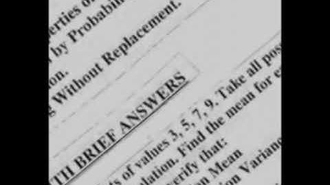 Statistical past papers bs