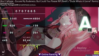 Mori Calliope - Excuse My Rudeness, But Could You Please RIP (ReeK's "Dude Whats A Genre" Remix) 93%